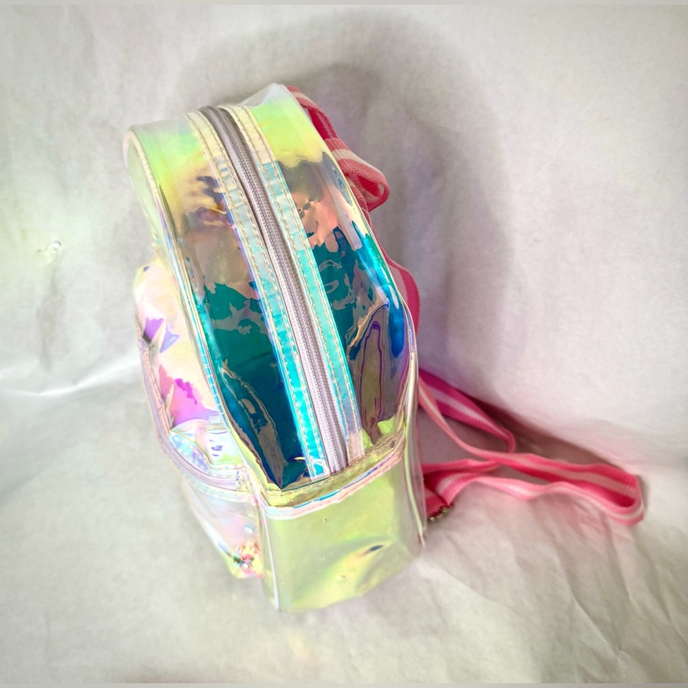 Translucent Backpack with confetti Beads - Picture 4 of 15